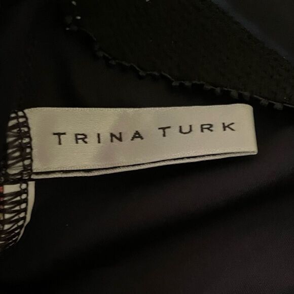 Trina Turk Moroccan Medallion Goddess High-Neck One Piece Swimsuit Bathing Suit - Picture 7 of 14